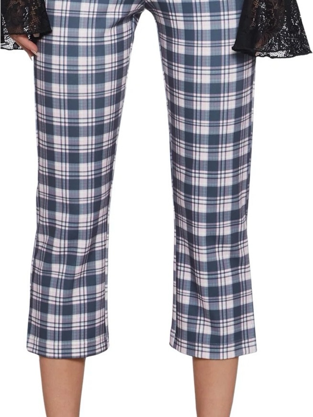 SUGAR THRILLZ DOLLS KILL
BOOK CLUB BABE PLAID CAPRI
PANTS PLAID / X-SMALL